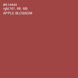 #A14444 - Apple Blossom Color Image